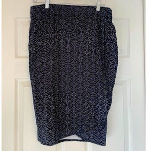 Ripskirt Hawaii Wrap Skirt in Black Pearl Batik - Length 3 - Size Medium